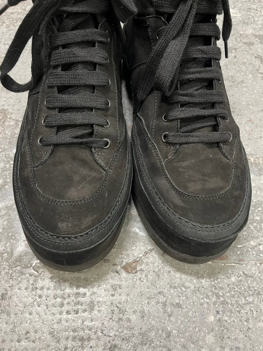 AW2012 Ann Demeulemeester Black Gert Ombre High Sneakers (44eu/us10) enaKbMA 2