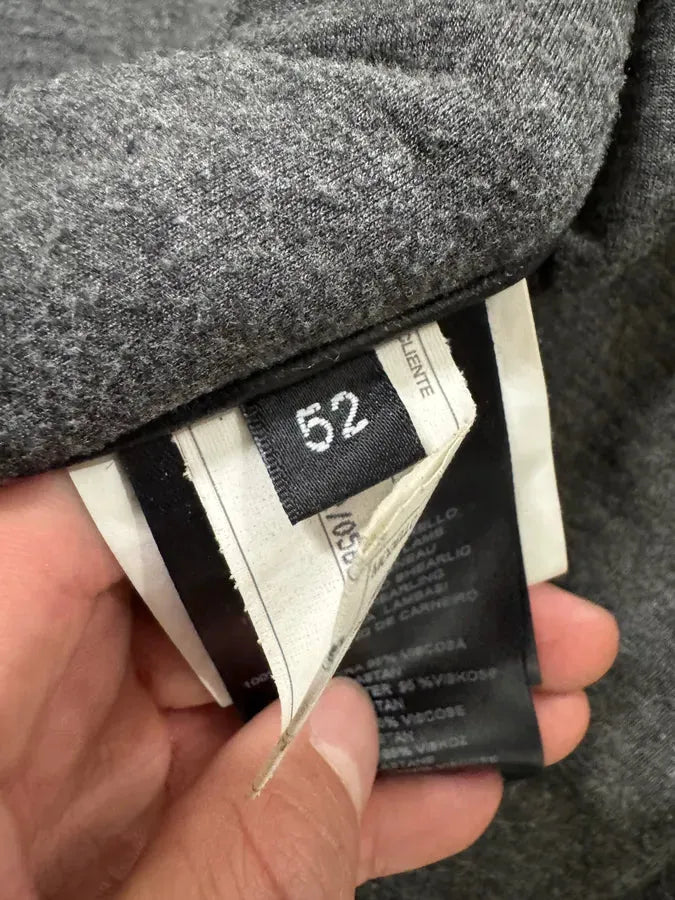 AW2012 Armani Asymmetrical Black Leather Jacket (M/L) ooHuGiM 10