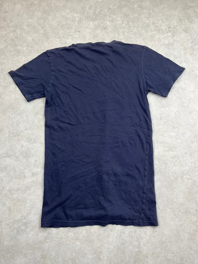 AW2012 Balmain Navy Fading Shield T shirt  PiSoPZr 4