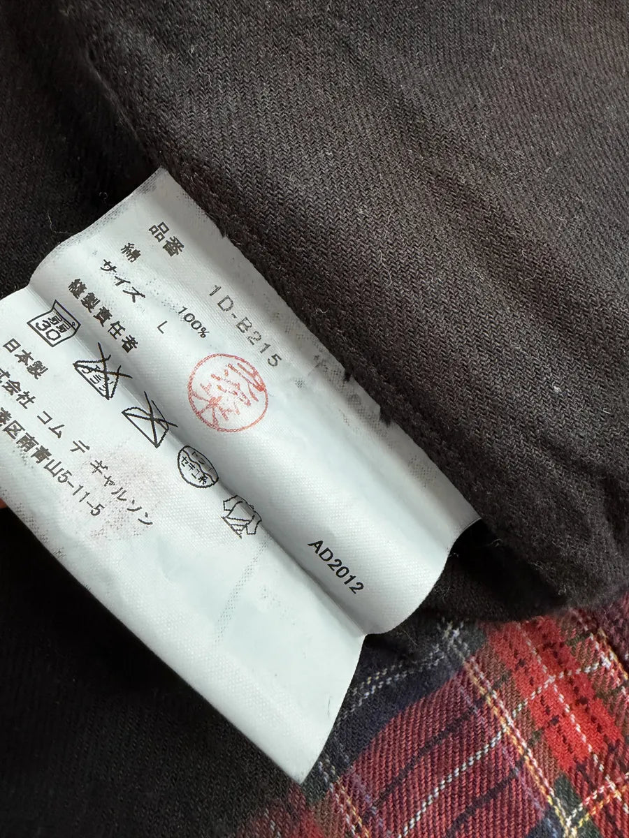 AW2012 Comme des Garçons Black & Red Checkered Shirt CyLNpHr 6