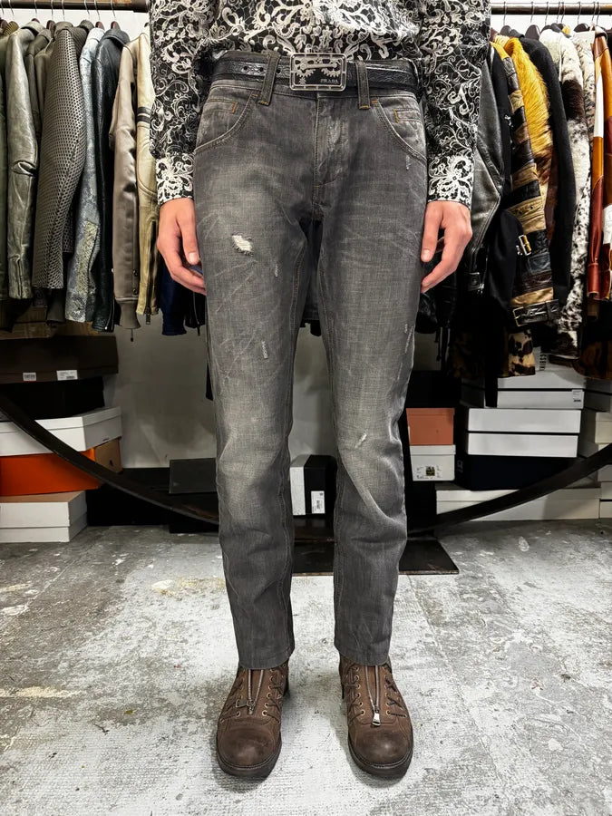 AW2012 Dolce & Gabbana Grey Denim Jeans EhRlqWR 1