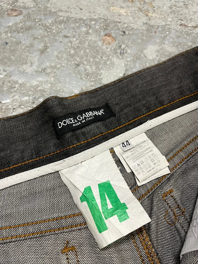 AW2012 Dolce & Gabbana Grey Denim Jeans EhRlqWR 10