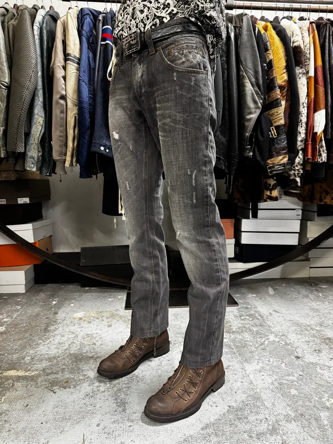 AW2012 Dolce & Gabbana Grey Denim Jeans EhRlqWR 3