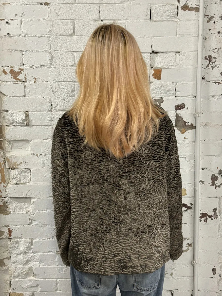 AW2012 Emporio Armani Beige Fur Collar Jacket ryUzolq 3