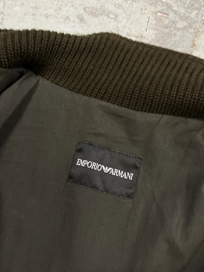 AW2012 Emporio Armani Brown Leather Jacket zCCmgRy 8