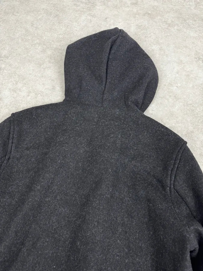 AW2012 Emporio Armani Grey Wool Hooded Trench Coat ypNSpRR 5