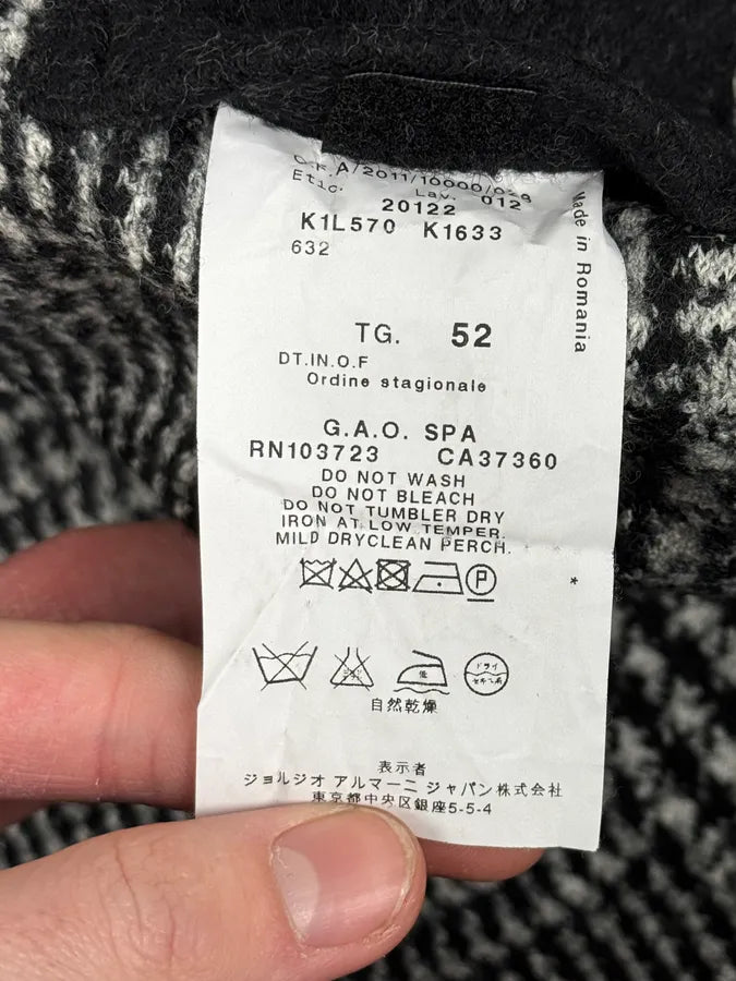 AW2012 Emporio Armani Grey Wool Hooded Trench Coat ypNSpRR 10