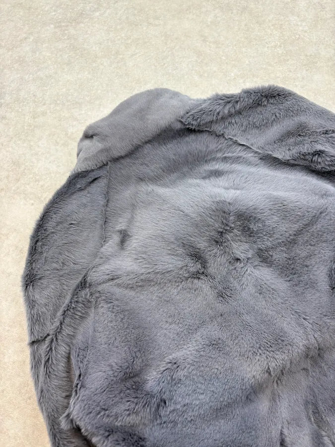 AW2012 Giorgio Armani Dark Polar Faux Fur Cropped Jacket IXOjijK 8
