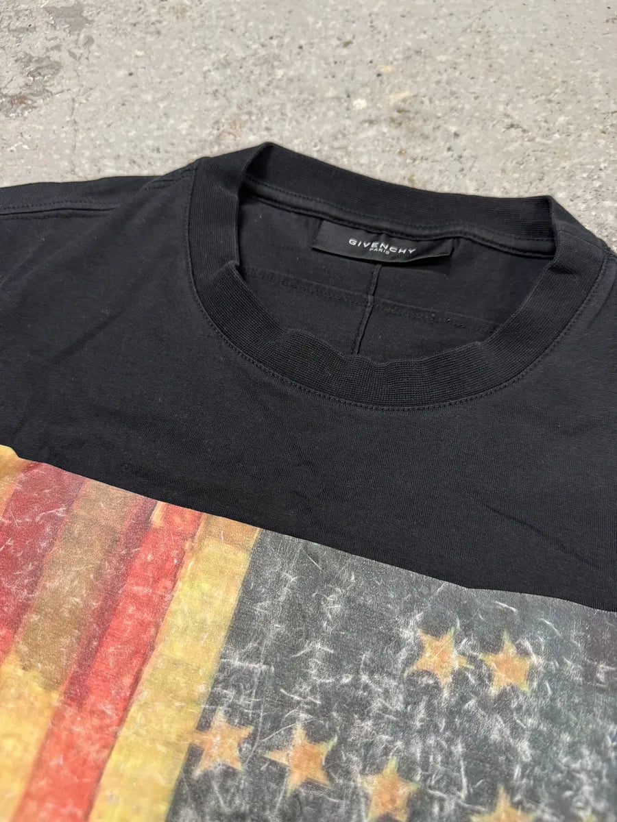 AW2012 Givenchy Black USA Flag T-Shirt by Riccardo Tisci Gteqlnd 6