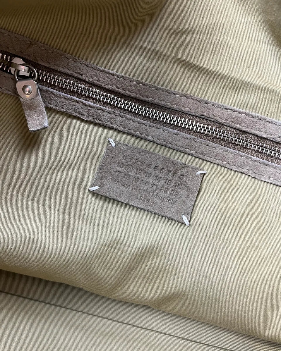 AW2012 Maison Margiela Beige Shearling Fur Crossbody Bag  vgxffDN 12