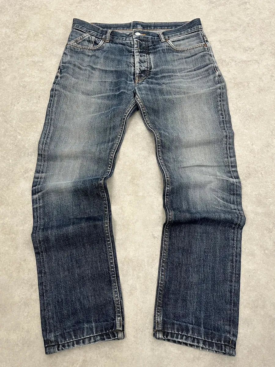 AW2012 Maison Margiela Blue Signature Slim Denim Jeans NjivMlx 0