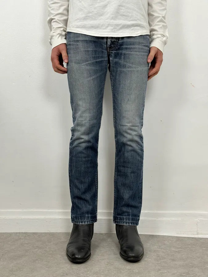 AW2012 Maison Margiela Blue Signature Slim Denim Jeans NjivMlx 1