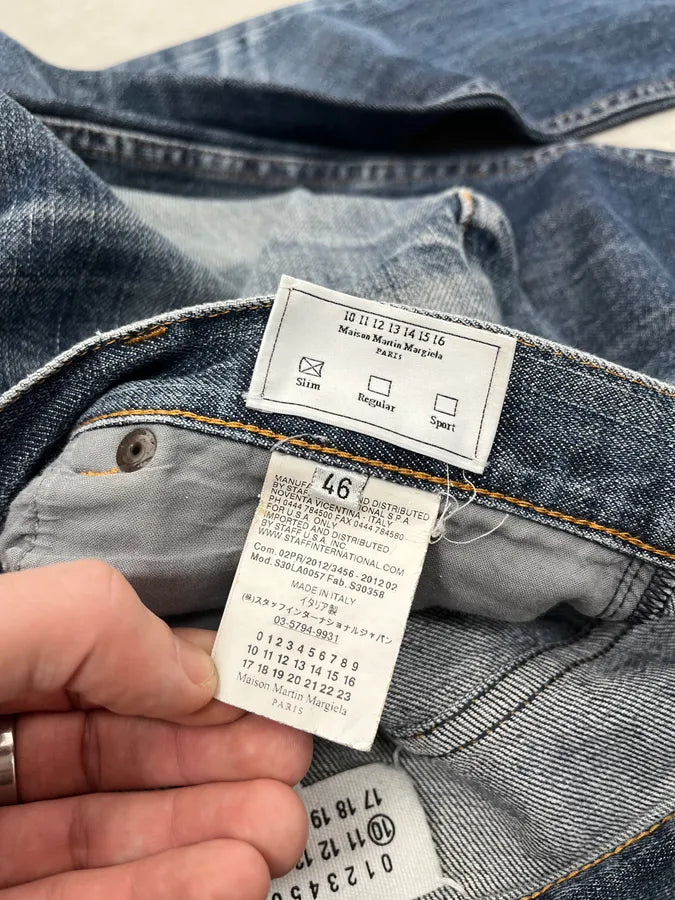 AW2012 Maison Margiela Blue Signature Slim Denim Jeans NjivMlx 11