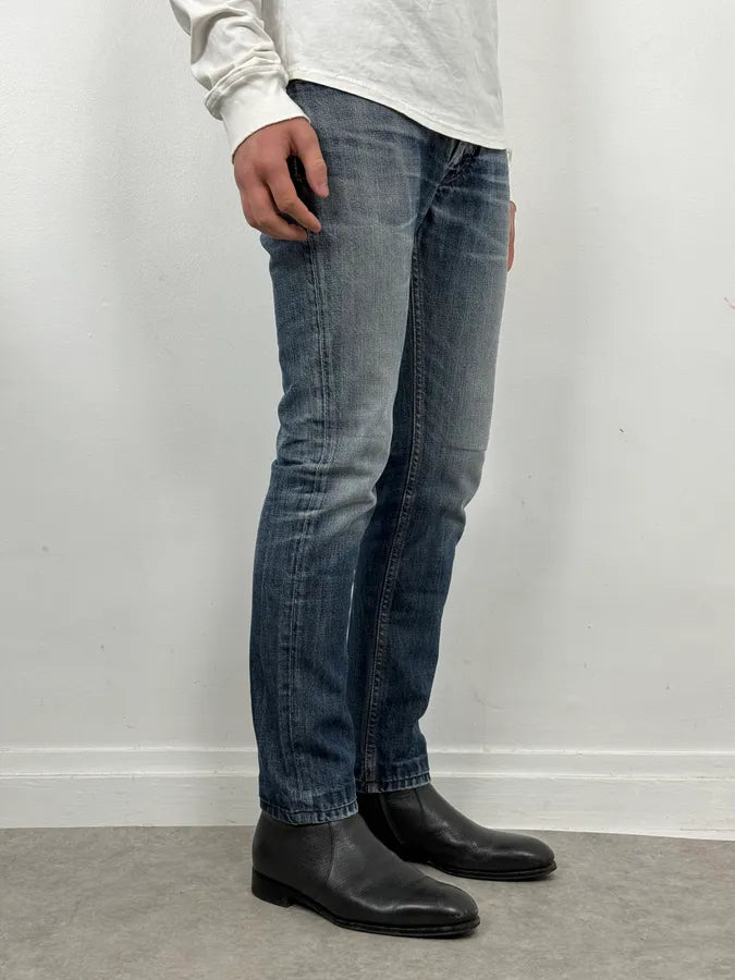 AW2012 Maison Margiela Blue Signature Slim Denim Jeans NjivMlx 2