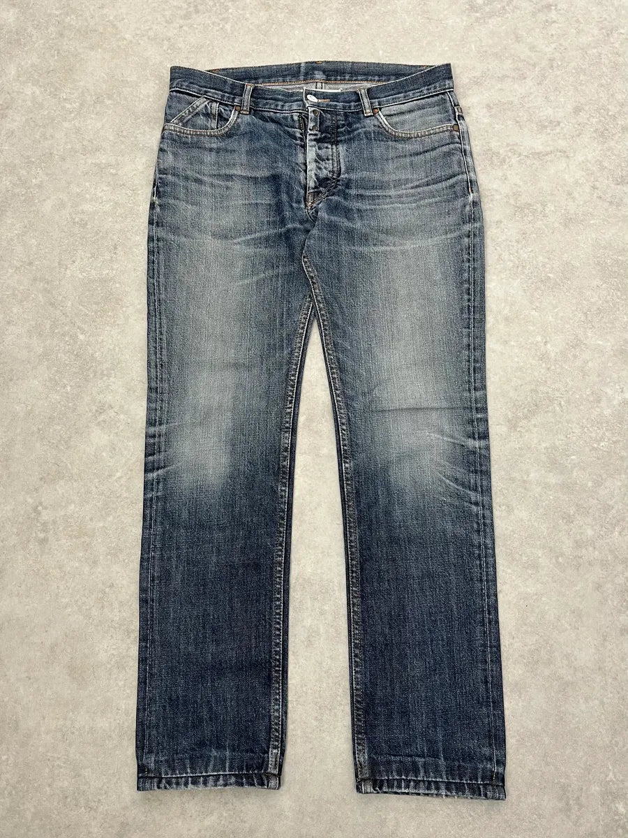 AW2012 Maison Margiela Blue Signature Slim Denim Jeans NjivMlx 4