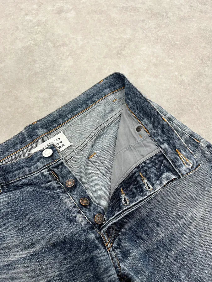 AW2012 Maison Margiela Blue Signature Slim Denim Jeans NjivMlx 9