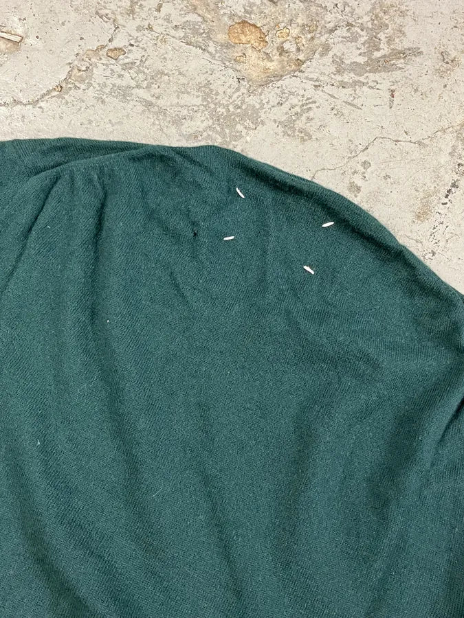 AW2012 Maison Margiela Forest Green Signature Sweater AZERBsF 5