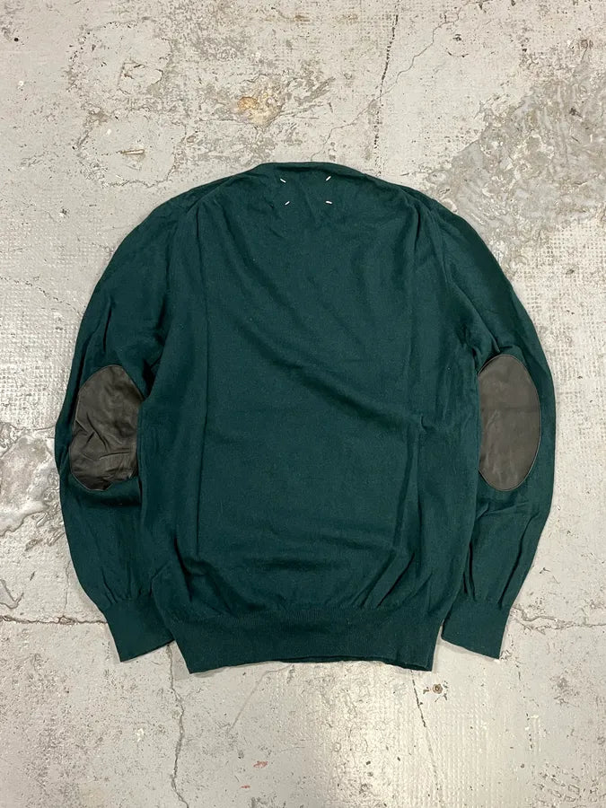 AW2012 Maison Margiela Forest Green Signature Sweater AZERBsF 4