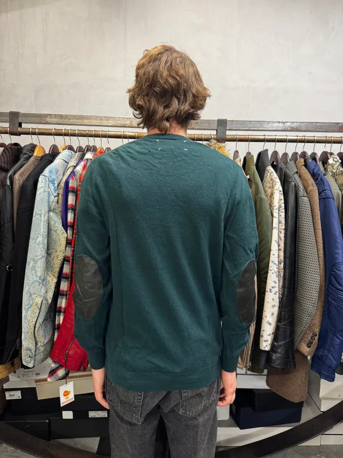 AW2012 Maison Margiela Forest Green Signature Sweater AZERBsF 2