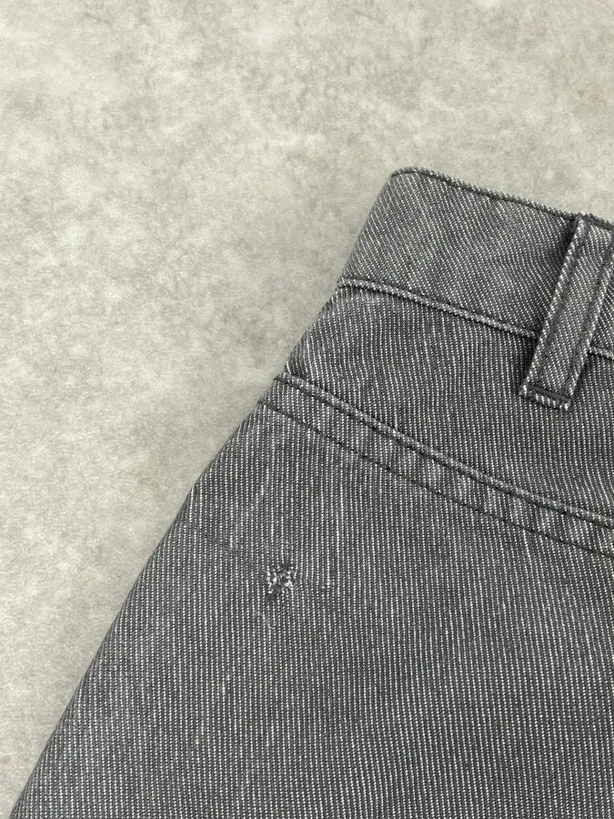 AW2012 Maison Margiela Grey Signature Slim Denim Jeans dmbviaG 11