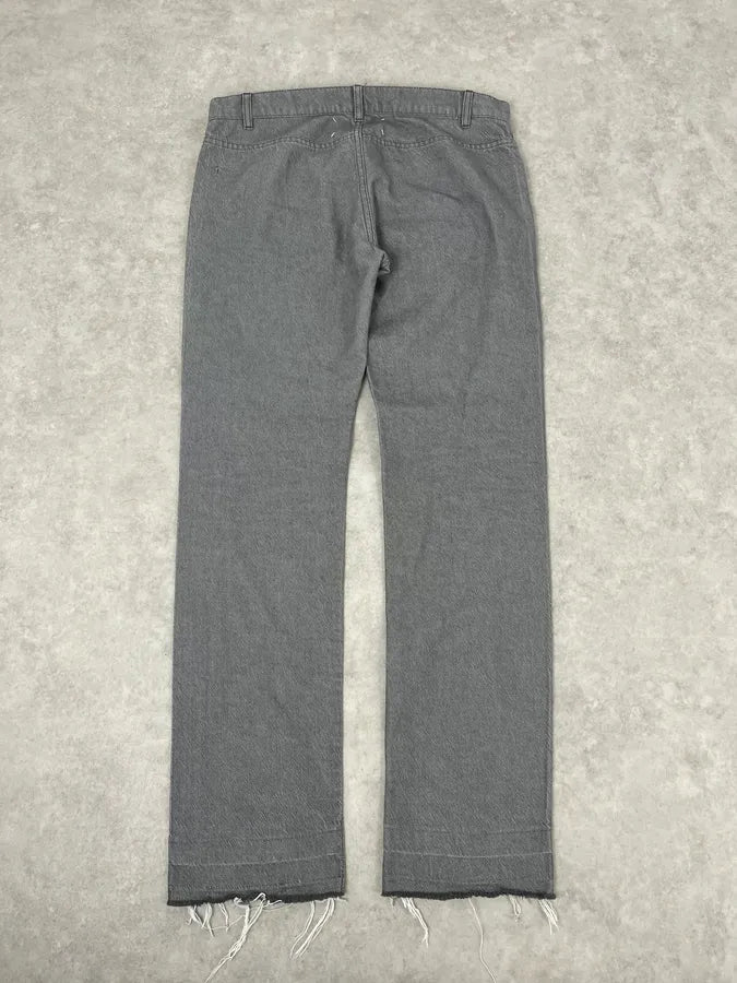 AW2012 Maison Margiela Grey Signature Slim Denim Jeans dmbviaG 6
