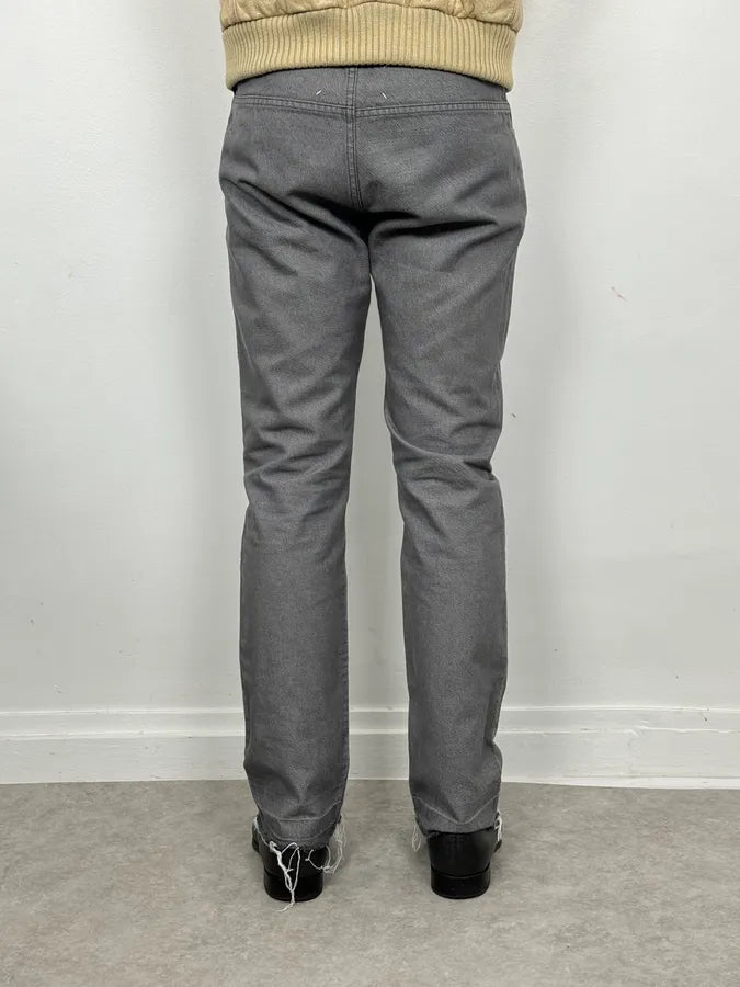 AW2012 Maison Margiela Grey Signature Slim Denim Jeans dmbviaG 3