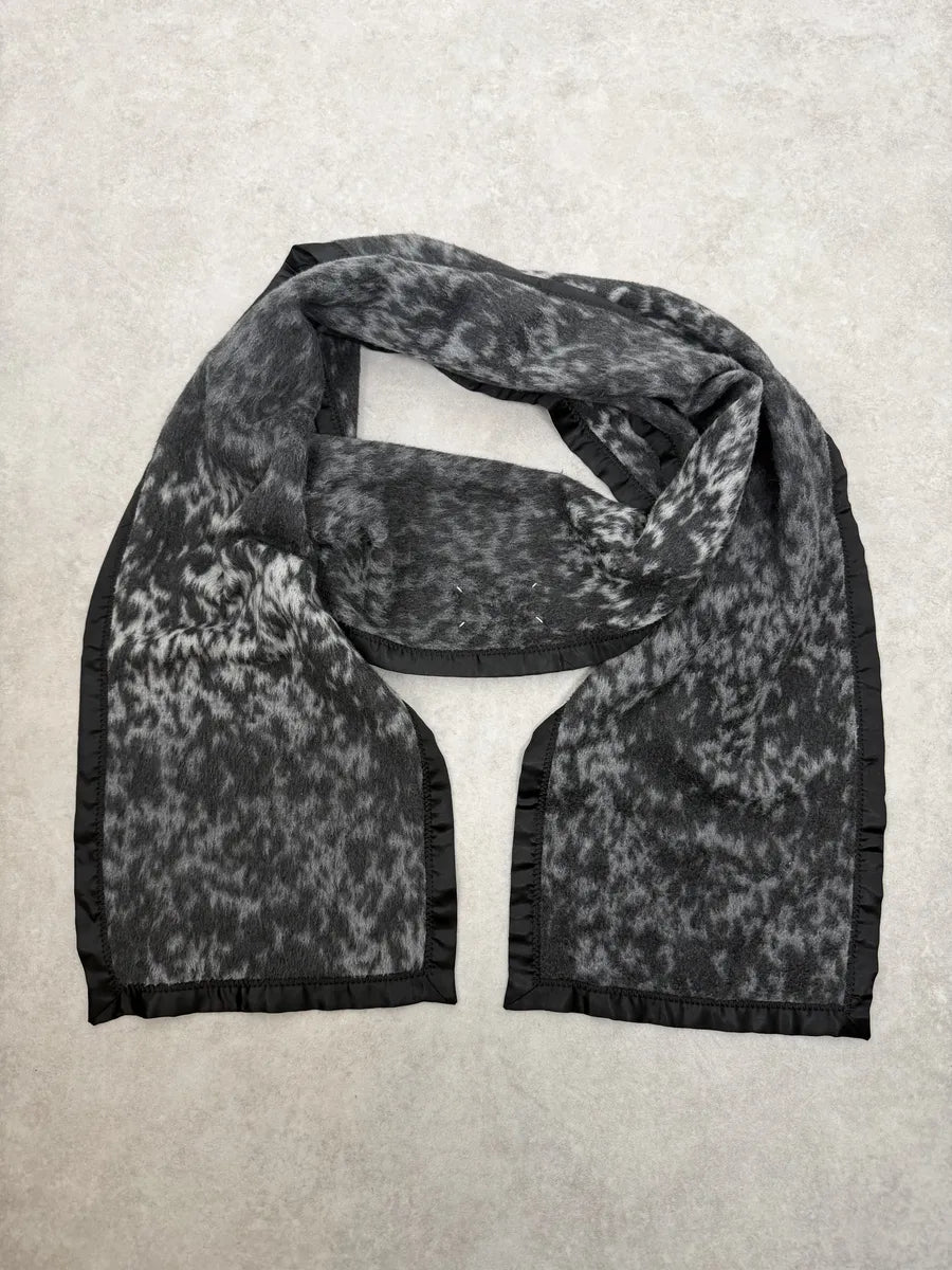 AW2012 Maison Margiela White & Black Gradient Nylon Scarf PVQqZkg 0