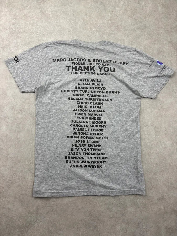 AW2012 Marc Jacobs Grey Protect The Skin Youre In T-Shirt ohjwjNt 5
