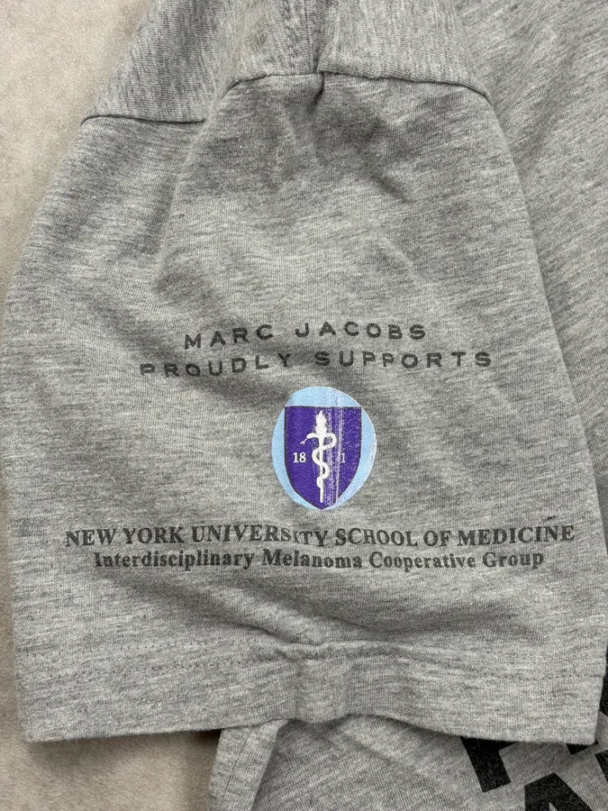 AW2012 Marc Jacobs Grey Protect Your Skin Naked Man T-Shirt uXObyBY 6