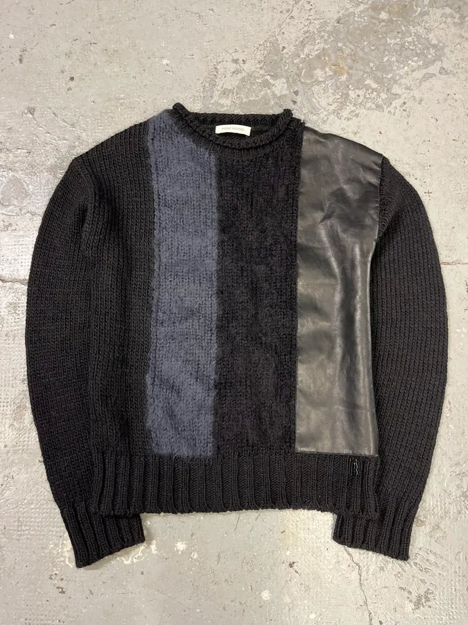 AW2012 Pierre Balmain Black Wool Mohair Alpaga Sweater ahCsUjy 0