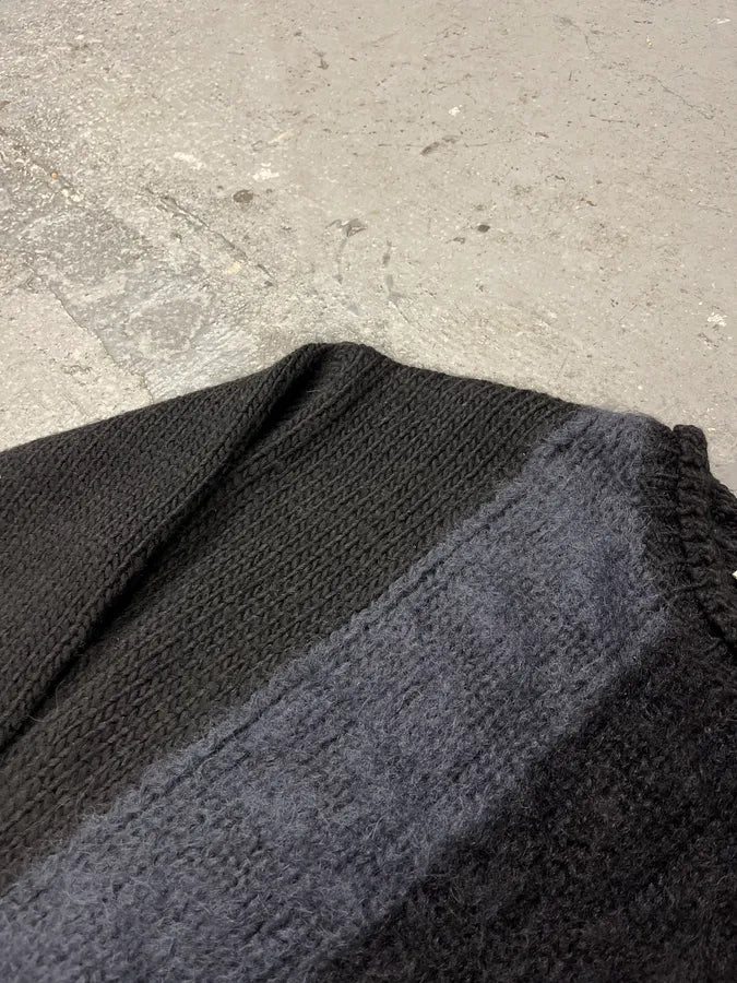 AW2012 Pierre Balmain Black Wool Mohair Alpaga Sweater ahCsUjy 5