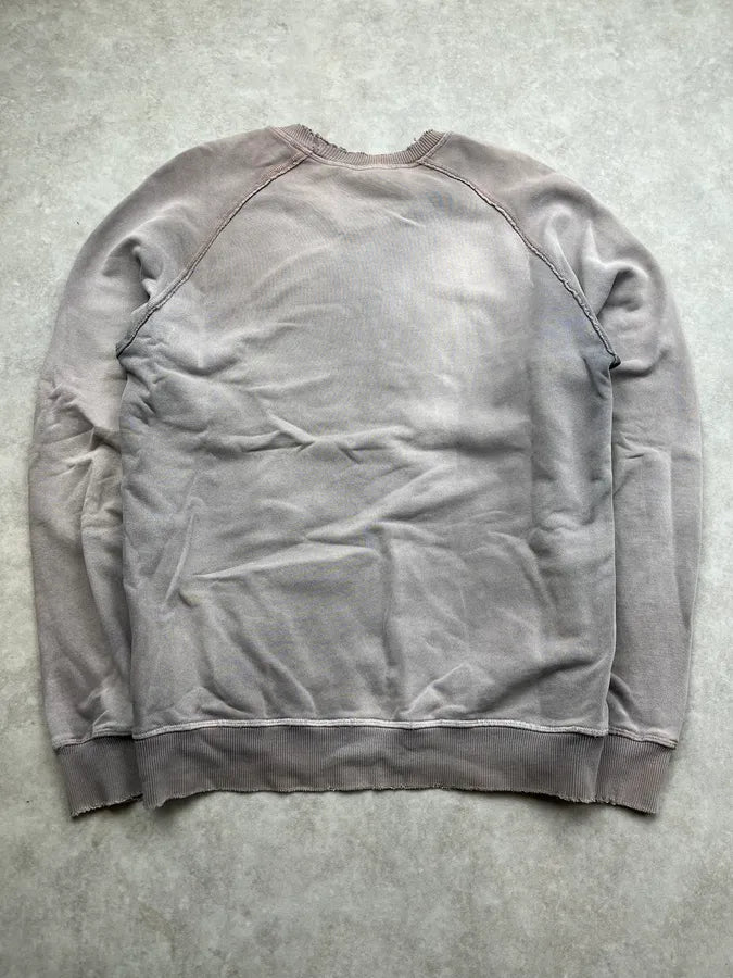 AW2012 Pierre Balmain Rock Faded Distressed Grey Sweater kgxYPSM 6