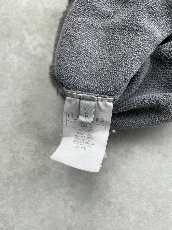 AW2012 Pierre Balmain Rock Faded Distressed Grey Sweater kgxYPSM 7