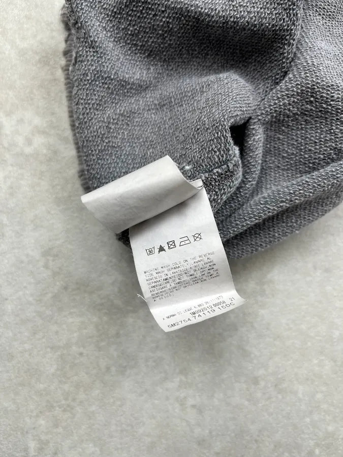 AW2012 Pierre Balmain Rock Faded Distressed Grey Sweater kgxYPSM 9