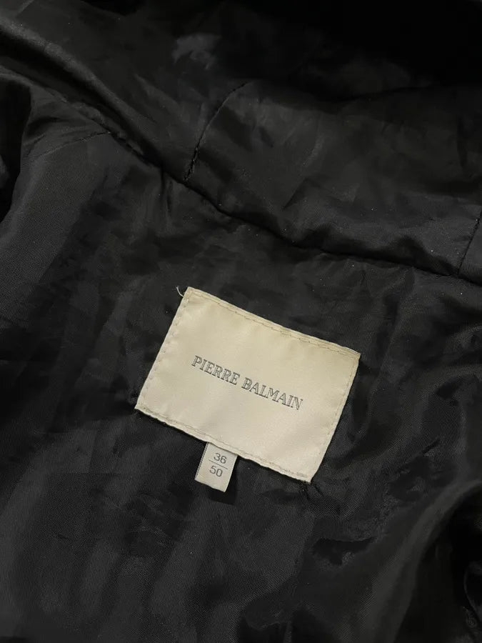 AW2012 Pierre Balmain Wool Zip Grey Bomber Jacket oUuBzwo 7