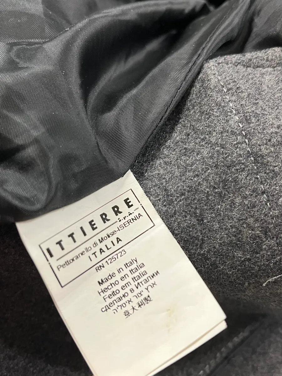 AW2012 Pierre Balmain Wool Zip Grey Bomber Jacket oUuBzwo 8