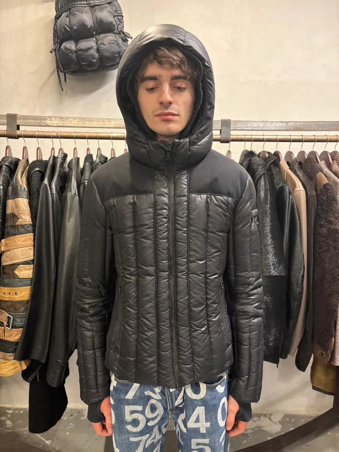 AW2012 Prada Black Nylon Puffer Jacket (S/M) eiUNhxP 1