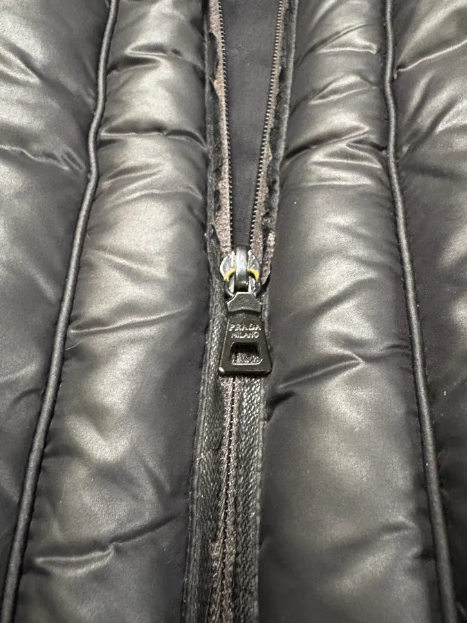 AW2012 Prada Black Nylon Puffer Jacket (S/M) eiUNhxP 7