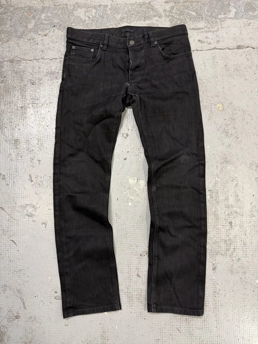 AW2012 Prada Black Slim Denim Jeans infdKTH 0