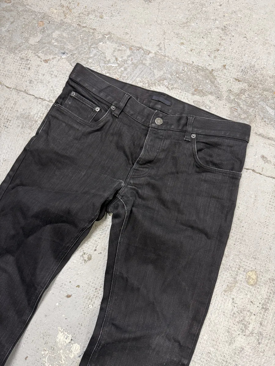 AW2012 Prada Black Slim Denim Jeans infdKTH 4