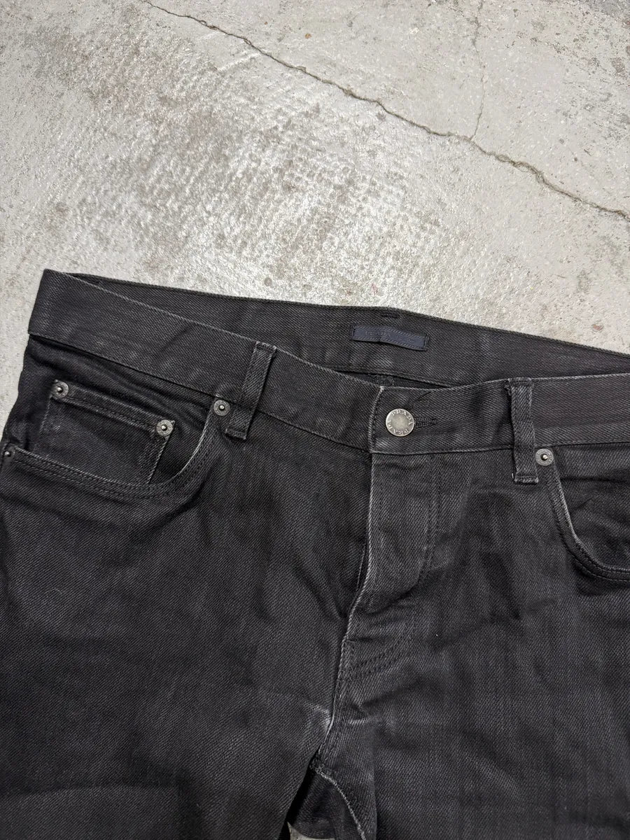 AW2012 Prada Black Slim Denim Jeans infdKTH 5