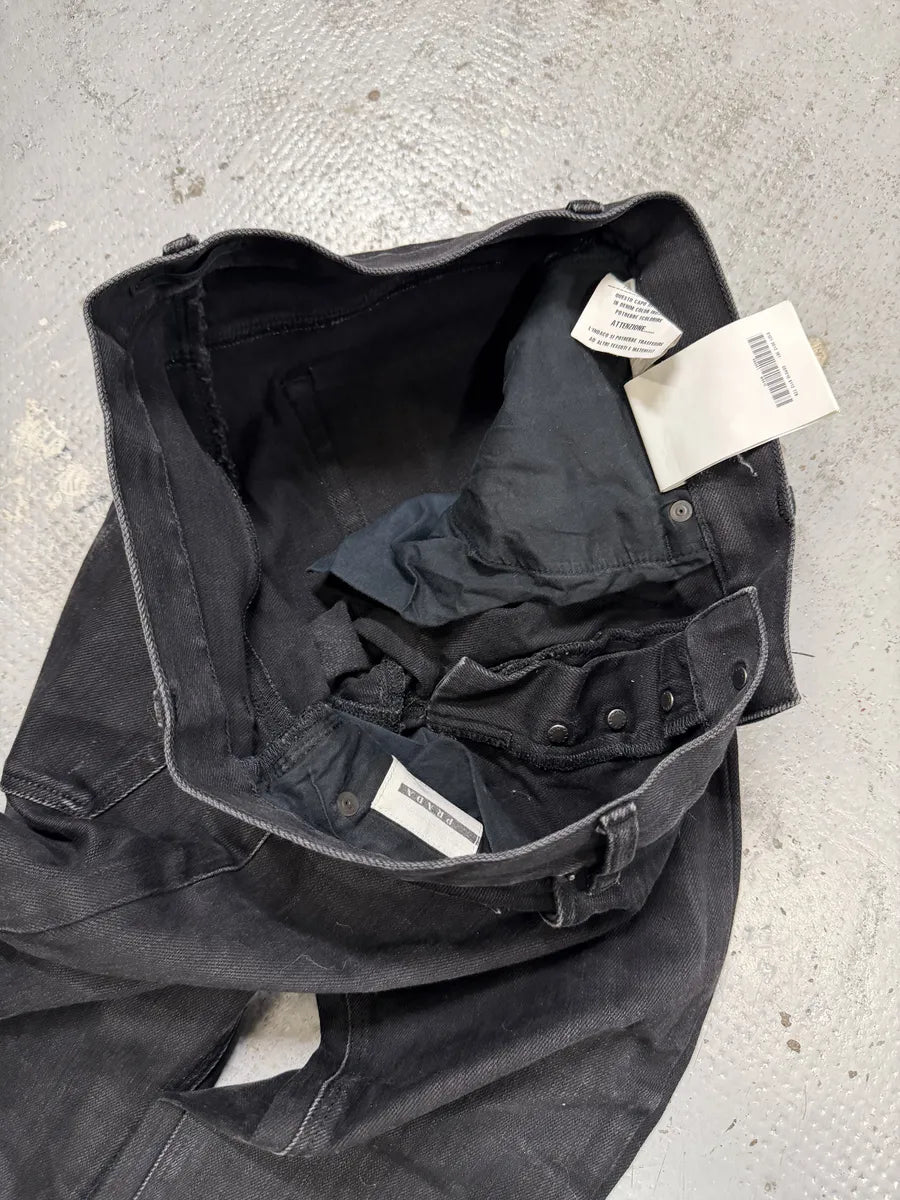AW2012 Prada Black Slim Denim Jeans infdKTH 6