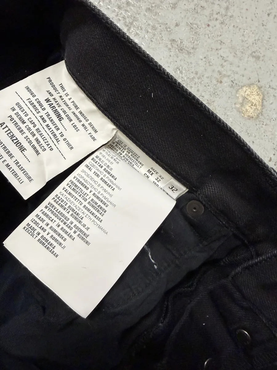 AW2012 Prada Black Slim Denim Jeans infdKTH 9