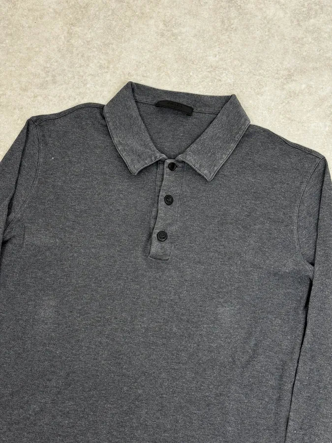 AW2012 Prada Grey Polo Longsleeves FllCdff 4