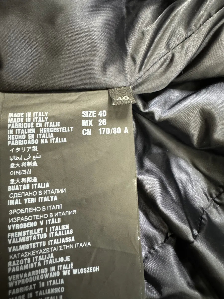 AW2012 Prada Long Black Pony Hair Leather Jacket kbtAUuJ 7