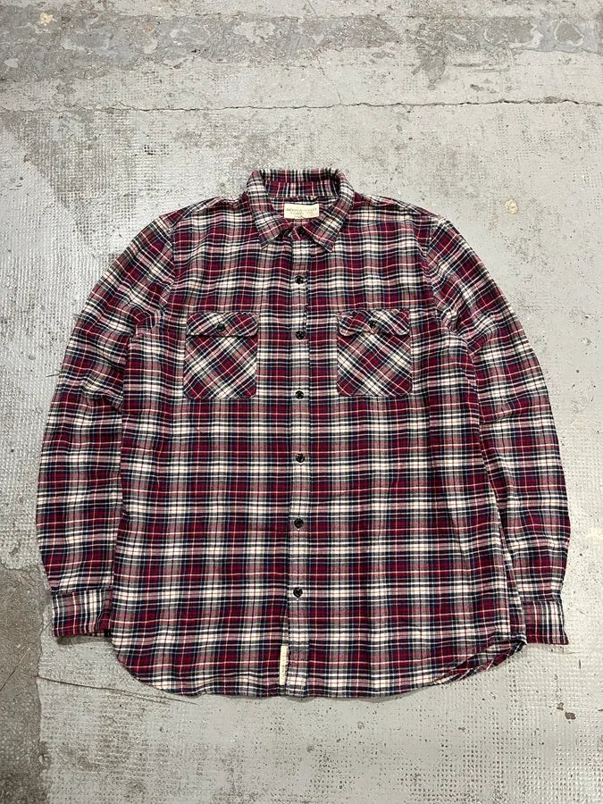 AW2012 Ralph Lauren Denim & Supply  Red & Blue Plaid Flannel Shirt JGeyybe 0