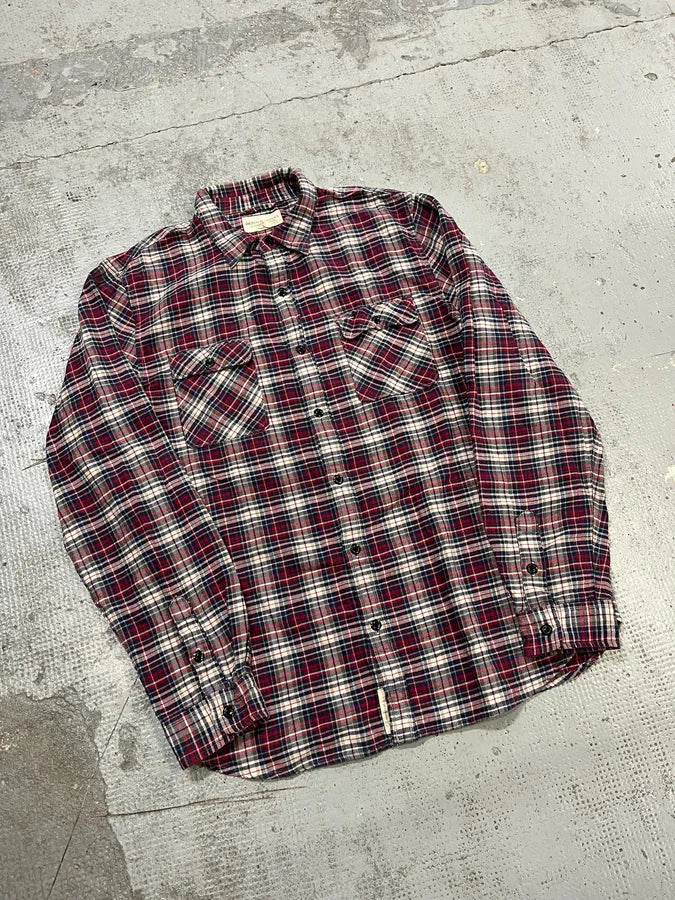 AW2012 Ralph Lauren Denim & Supply  Red & Blue Plaid Flannel Shirt JGeyybe 3