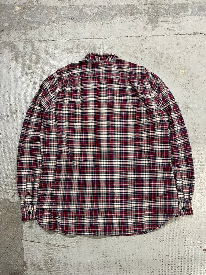 AW2012 Ralph Lauren Denim & Supply  Red & Blue Plaid Flannel Shirt JGeyybe 4