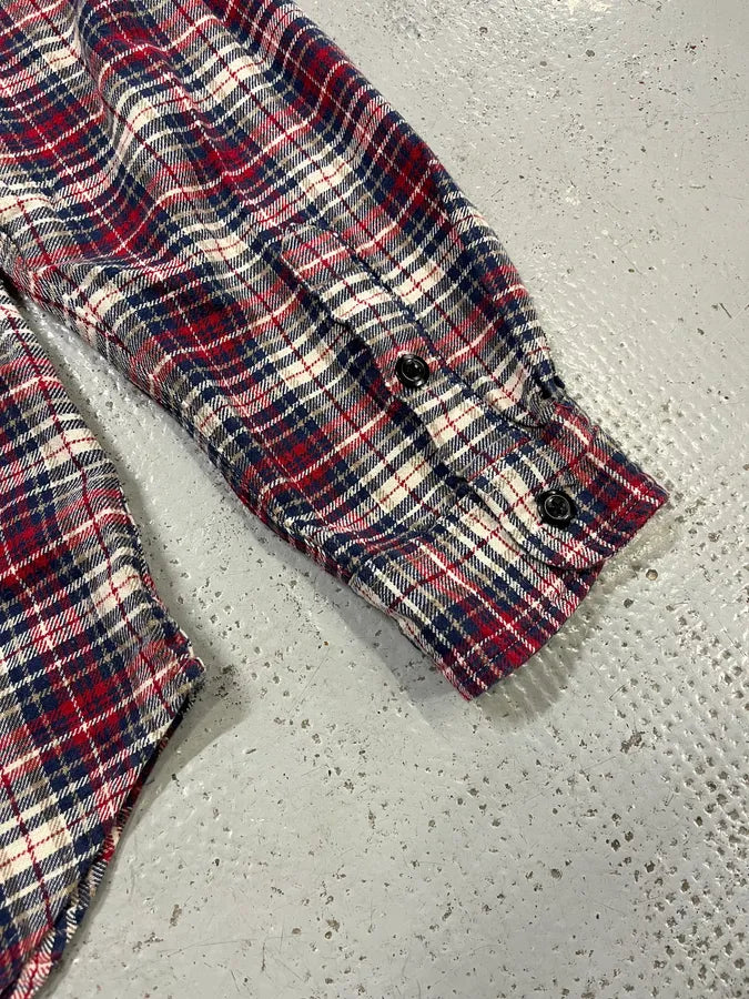 AW2012 Ralph Lauren Denim & Supply  Red & Blue Plaid Flannel Shirt JGeyybe 5
