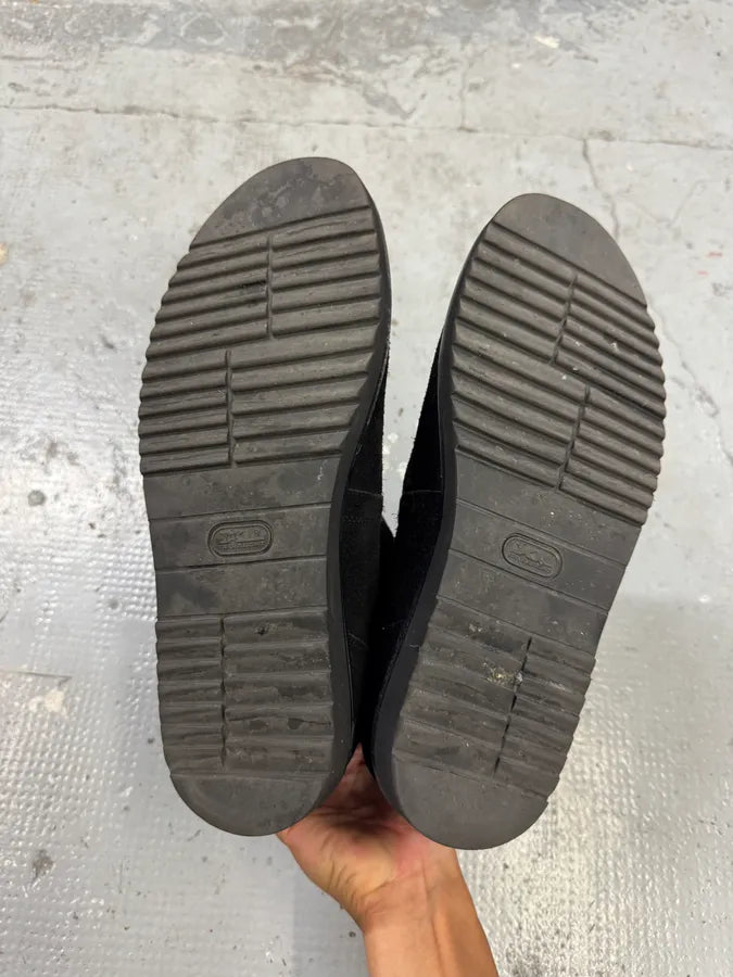 AW2012 Rick Owens Black Creeper Suede Leather Boots xnJhgjY 5